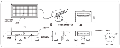 OSK 72BWAV-FL-RF-SOL RCソーラー式ヘリポート投光器