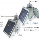 ソーラー式航路標識灯(3-5海里) 　従来式　OSK 72TMSL-23 ＆ 24