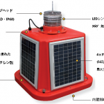 ソーラー式航路標識灯(5-7海里) 　OSK 72TMSL-C500