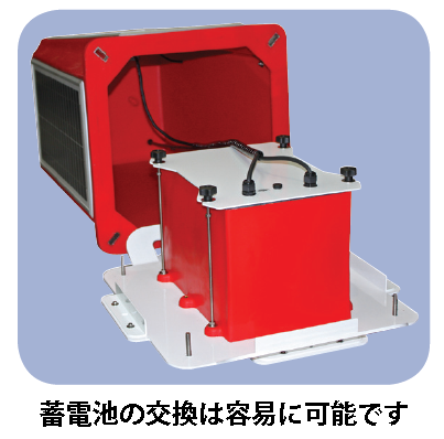 ソーラー式航路標識灯(6-9海里) 　OSK 72TMSL-C600